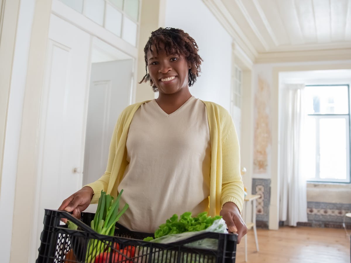 Live-in carer supporting an older person at home