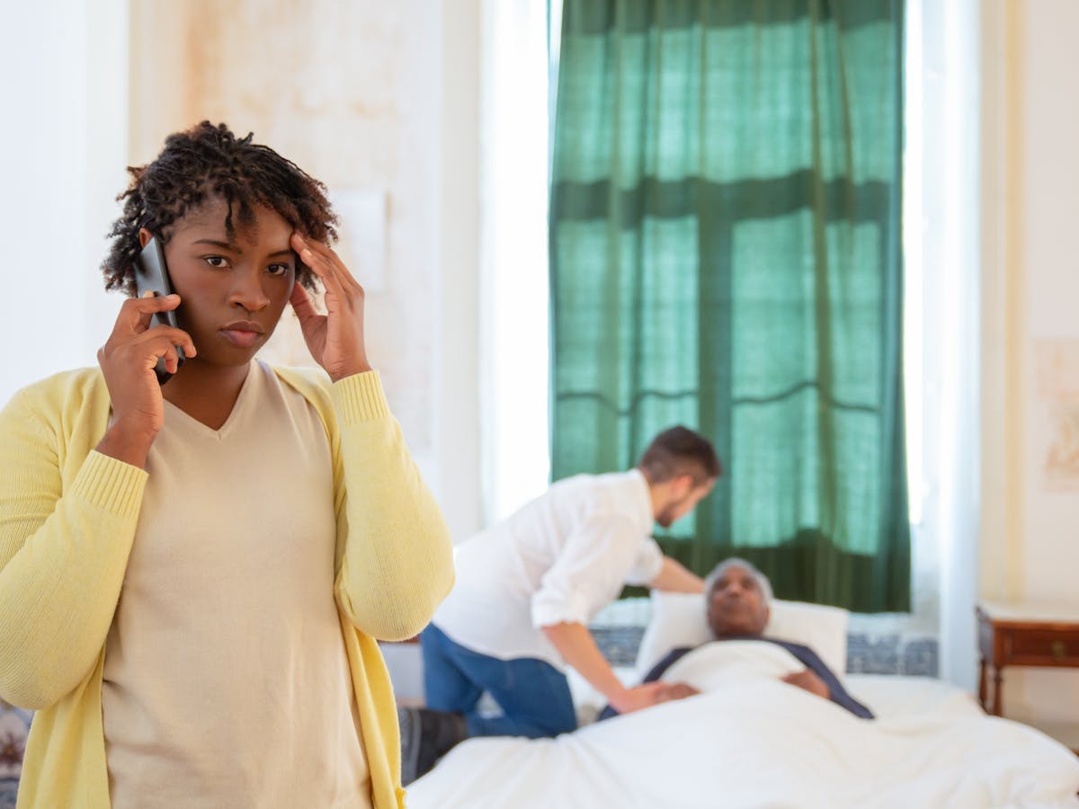 Overnight reassurance for an older adult